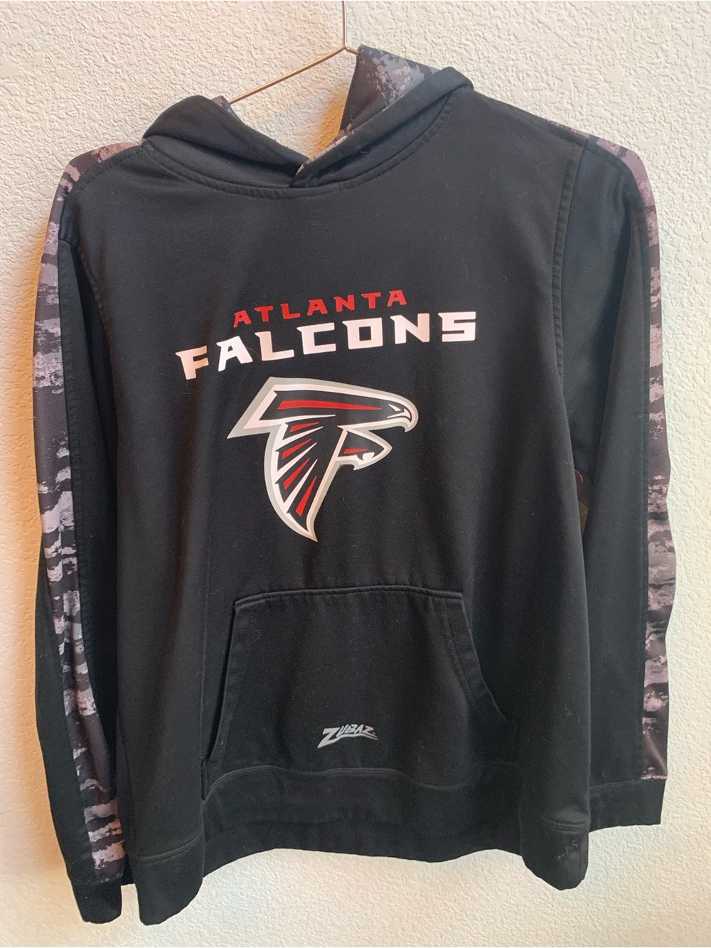 NFL Atlanta Falcons Black Crewneck Sweatshirt with Logo